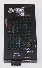 Transition Networks S6010-1014 Media Converter Box Unit ION Platform Module USA picture