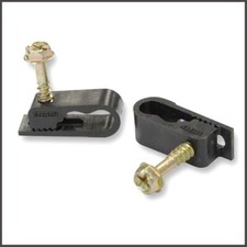 Steren Coaxial Cable Clips - Cable Holder - Wire Clips, Organizers - 100 Pack picture