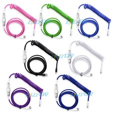 Customized Type C USB C Coied Aviator Cable for Razer Logitech Kingston Keyboard picture