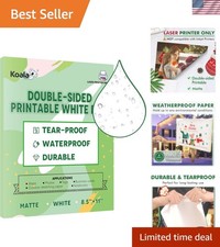 Koala Waterproof Paper for Laser Printer, Tearproof Printer Paper, Matte Doub... picture