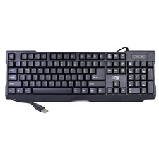 NEW/OPEN BOX AST Kin-16 USB Wired Keyboard Black picture