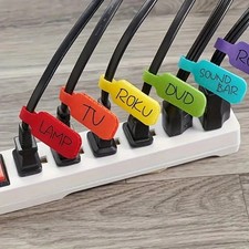 30pcs Wire Markers Writable Cable Labels with Hook, Loop for Easy Organization+ picture