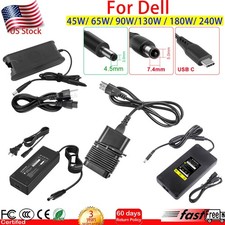 For Dell Laptop Charger Power Adapter USB C/ Type C, 7.4mm/ 4.5mm Barrel Tip  picture