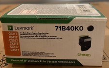 Genuine Lexmark 71B40K0 Black Toner CS317 CS417 CS517 CX317 CX417 CX517 - Latin picture