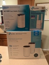 TP-Link Deco W7200 2-Pack + Deco S4 + RE1500X Mesh WiFi Lot Will Sell Separately picture