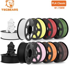 TECBEARS 10kg PLA Classic 3D Printer Filament High Speed 600mm/s 1.75mm Neatly picture