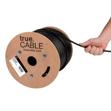 trueCABLE Cat6 Direct Burial, Shielded FTP, 500ft, Waterproof, Outdoor Rated CMX picture