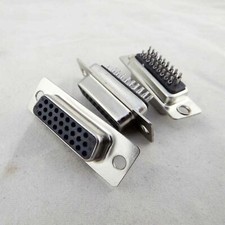 10x D-SUB DB26 26 Pin Female 3 Rows Solder Type Straight Adapter Connector DB26F picture