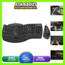 Perixx PERIDUO-512B US, Wired Ergonomic Keyboard - US English PD-512BUS-12174 picture