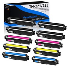 10PK Black Color Toner TN221 TN225 Set For Brother MFC-9340CDW HL-3140CW Copier picture