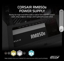 Corsair RMe RM850e 850W 80 Plus Gold Fully Modular Low Noise Certified picture