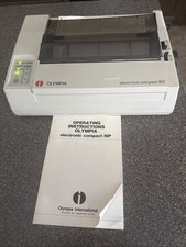 Olympia Electronic Compact Np Model AC 120v Tested Manual From 1980’s Vintage picture