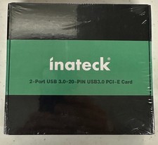 NEW Inateck KT4006 2-Port USB 3.0 20 PIN PCI-E PCI Express Card FREE US Shipping picture