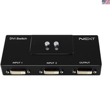 DVI 2 Port Manual Switch Box Monitor Single Mode 1920x1080 2:1 picture