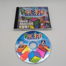 Vintage Rubik's Games PC CD-ROM 1999 Hasbro Interactive Windows 95 98 Puzzle Fun picture