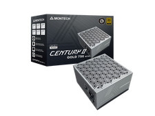 MONTECH Century II - 750W High-End ATX Gaming Power Supply - 80 Plus Gold - Effi picture
