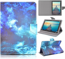DETUOSI Universal 10.1 Inch Tablet Case with Stand & 4 Fixed Rings picture