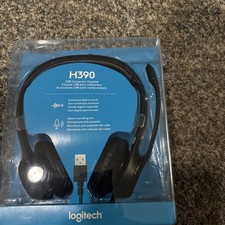 Logitech H390 USB Computer Headset with Noise-Canceling Microphone NEW IN BOX picture