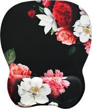 Ergonomic Mouse Pad with Wrist Support, Mousepad with Memory Foam Wrist Rest and picture