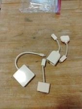 LOT of TEN (4) APPLE MAC Computer CABLES: HDMI, SERIAL, RCA, S-VIDEO, Mini HDMI picture