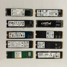 Mixed Lot 10× 256 GB M.2 SSDs NVMe - top brands picture