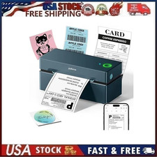 Polono Logistics 4x6 Label Printer, Gray – Works with Windows & Mac - NEW picture
