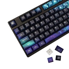 139 PCS Starry Sky PBT KCA Profile Keycaps Fits Kailh Cherry MX Switch ISO picture
