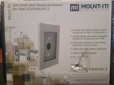 NIB Mount it Anti-Theft Swing Arm Wall Mount Enclosure for iPad 2/3/4/Air/Air-2  picture