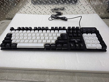CHONCHOW Wired USB Mechanical Full-Size Keyboard Black/White, English QWERTY RGB picture