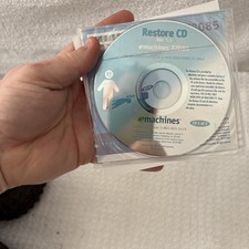 eMachines T12085  RESTORE CD 2 DISC Set Sealed picture