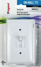 Wiremold On-Wall White PVC 1 In. Switch Kit NMW2-S  - 1 Each picture