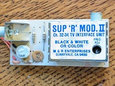 Vintage Apple II/+ Sup 'R' Mod II, Ch 32-34 UHF TV RF Modulator M&R Enterprises picture