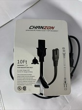 Chanzon Polarized Ac Power Cord 1-15p IEC320C7 10ft picture