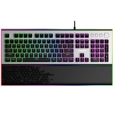 PHILIPS Wired Gaming Keyboard with Palm Rest LED RGB Mechanical Keyboard SPK8624 picture
