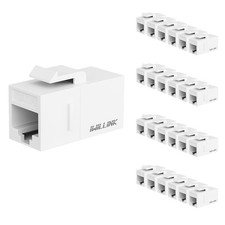 UL Listed 25-Pack RJ45 CAT6 Keystone Coupler Female to Female Insert Coupler ... picture