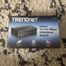 TRENDnet 5-Port Unmanaged 10/100 Mbps GREENnet Ethernet Desktop Te100-s5/a picture