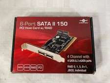 Vantec 6-Port SATA II 150 PCI Host Card w/ Raid 4 Channel Tested Guaranteed picture