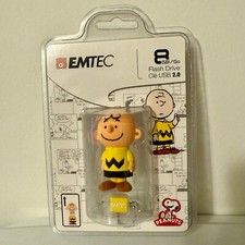 [NEW] Peanuts Charlie Brown EMTEC USB 2.0 Flash Drive 8GB Stick picture