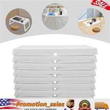 Portable Laptop Desks W/ Foldable Stand Notebook Table Tray 8Pcs For Reading Eat picture