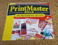 PrintMaster Gold 4.0 Publishing Suite - (1997 Just Mindscape, Inc) - Used CD-ROM picture