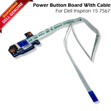Lot 6 Dell Inspiron 15 7000 7567 Power Button Board With Ribbon Cable WDRC4 picture