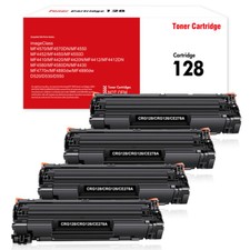 4 Pack Toner Cartridge for Canon 128 ImageClass MF4550 MF4570dn Faxphone L100 picture