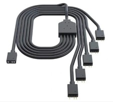 Cooler Master 1-to-5 ARGB Splitter Cable 3-Pin Addressable RGB Sync picture
