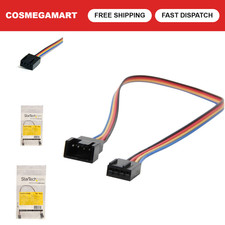 12in 4 Pin Fan Power Extension Cable M/F - PWM Connector - Pack of 5 Cables picture