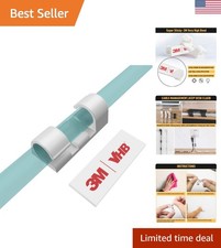 Durable White Cable Clips with Maximum Adhesive - 40 Pcs for Neat Organization picture