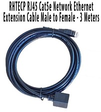 RHTECP RJ45 CAT5E Network Ethernet Extension Cable Male to Female - 3 Meters picture