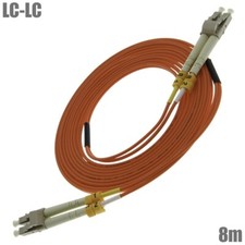 8M LC-LC Duplex Multimode 62.5/125 Optic Fiber Optics Network Patch Cable picture