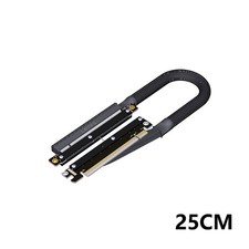 (ADT-Link) Graphics Card Extension Cable 25CM Dual Reverse Bend PCIe 5.0 x16 picture