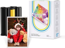 Liene Photo Printer Paper & Ink Cartridge (80 sheets + 2 Ink Cartridge) picture