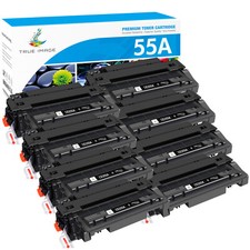 8 Pack 55A CE255A Toner Cartridge Compatible For HP LaserJet P3015d 3015n 3016 picture